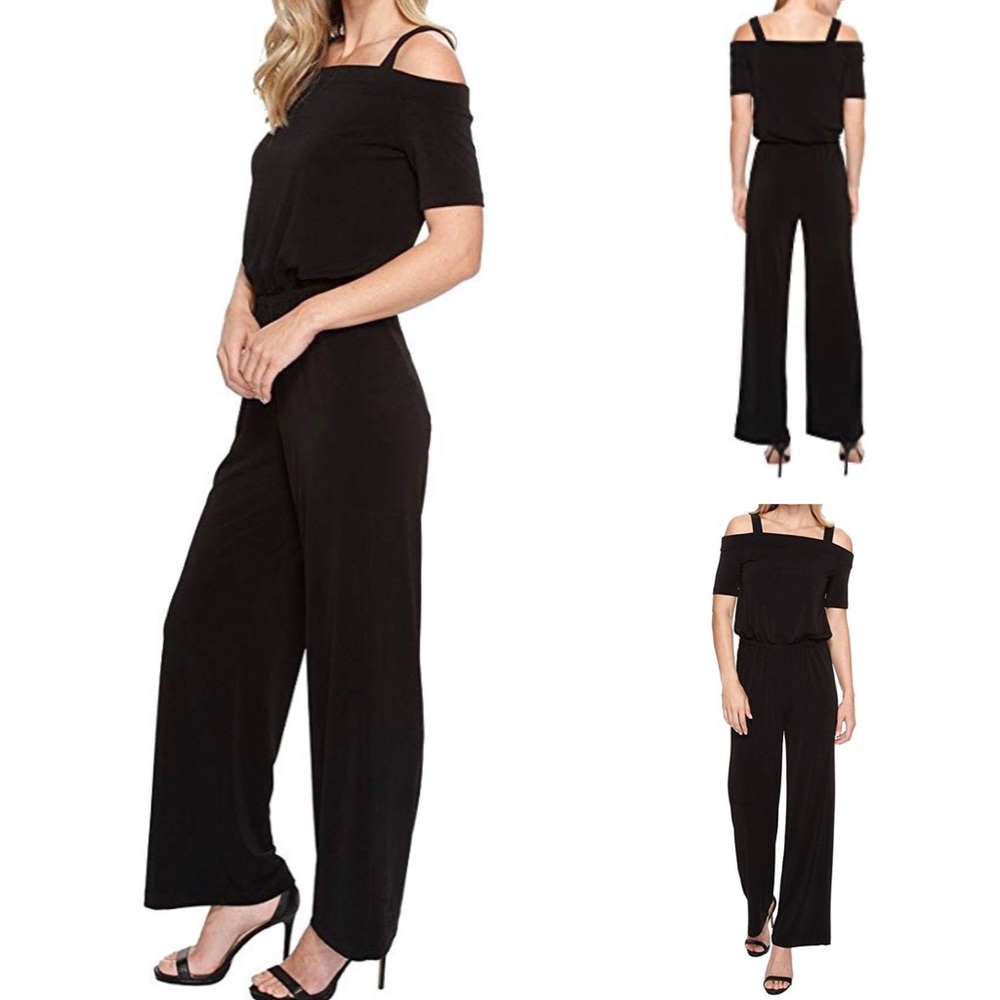 Karen Kane Large Black Jumpsuit